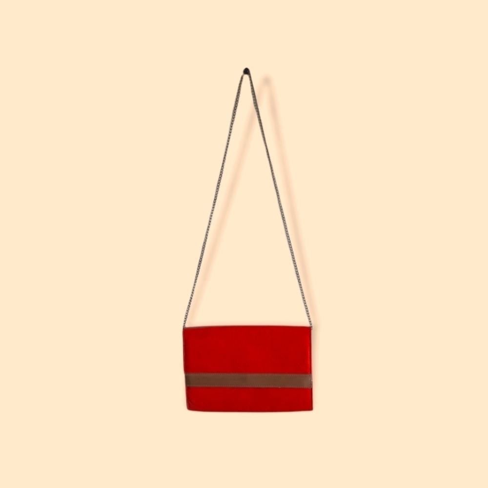 Orange Shoulder Purse